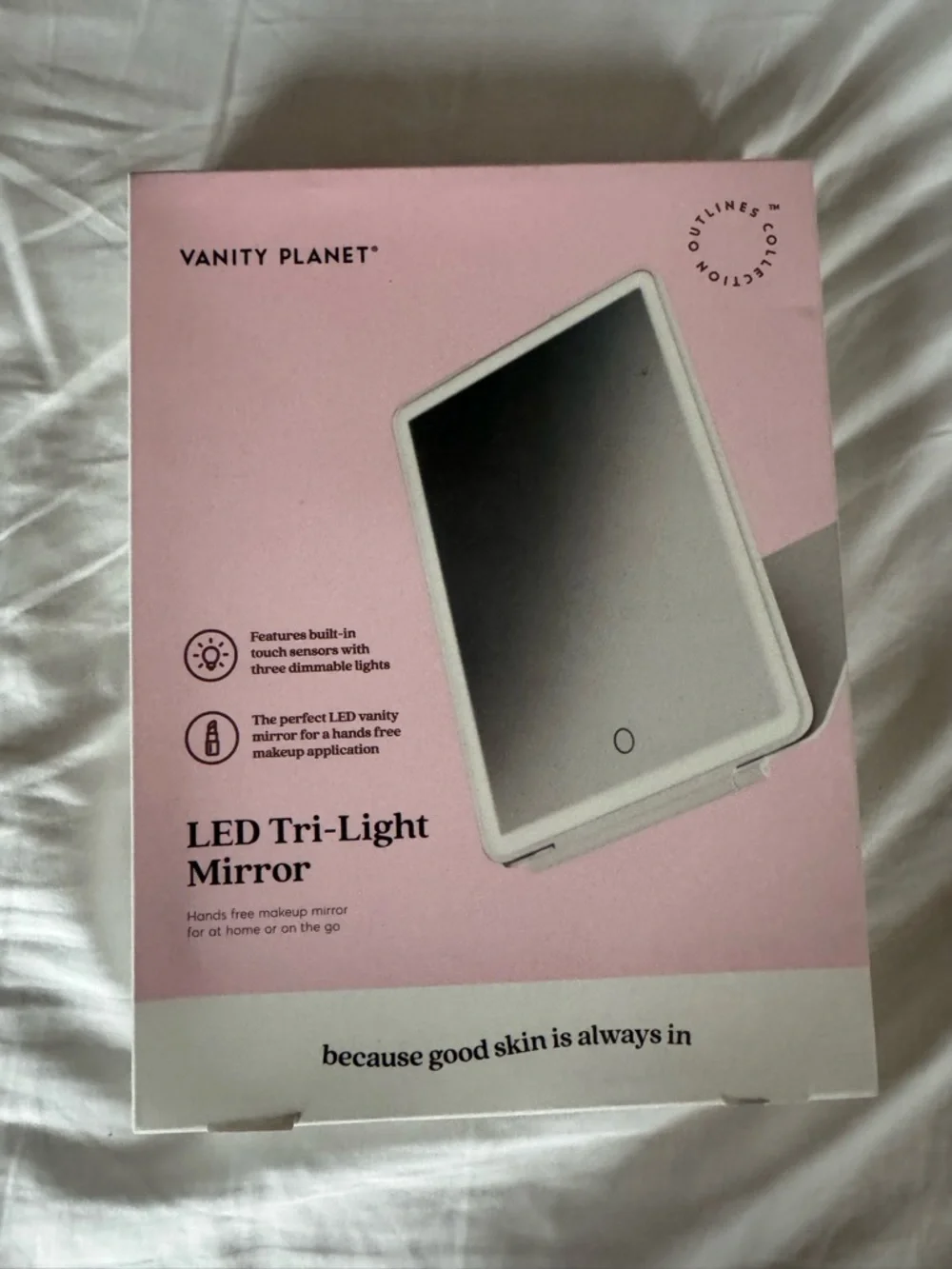 NWT Vanity Planet LED Tri-Light Mirror Pose